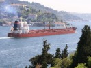 Maud transiting the Bosphorus Straits